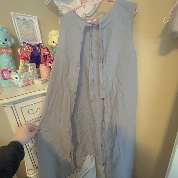 Son De Flor Flattering Apron in lavender - Picture 4 of 6